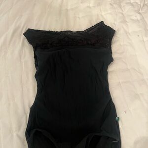Lucky Leo Black Leotard
